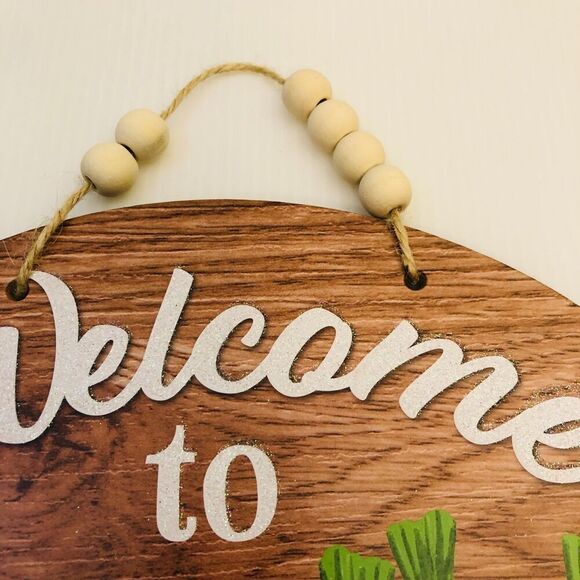 "Welcome to Our Carrot Patch" Wall Easter Décor Farmhouse - Picture 3 of 5